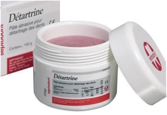 Detartrine, паста для видалення зубних відкладень і полірування